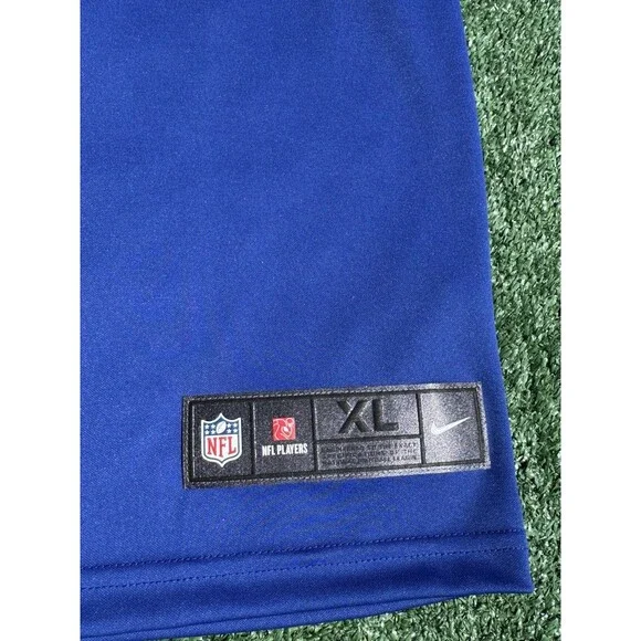 New York Giants Landon Collins #21 Sz XL NIKE ON FIELD NFL Football Jersey Blue - Picture 3 of 8